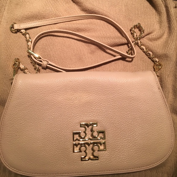 Tory burch Britten cross-body in light oak - Picture 2 of 8